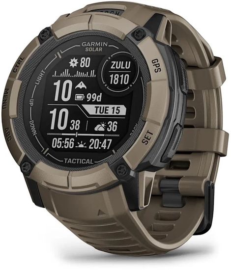 Умные часы Garmin Instinct 2X Solar Tactical Coyote Tan (010-02805-02)
