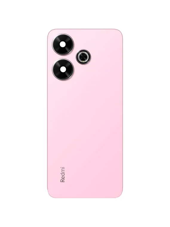 Задняя крышка для Xiaomi Redmi 13 5G розовая  (Pearl pink) со стеклом камеры
