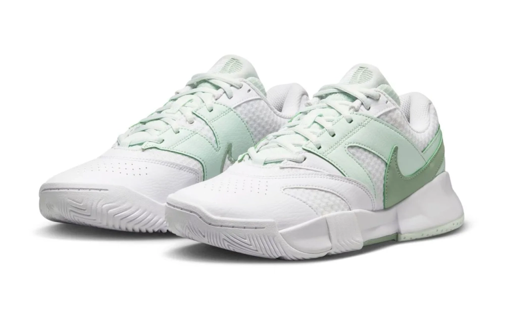 Женские теннисные кроссовки Nike Court Lite 4 - white/steam barely/green