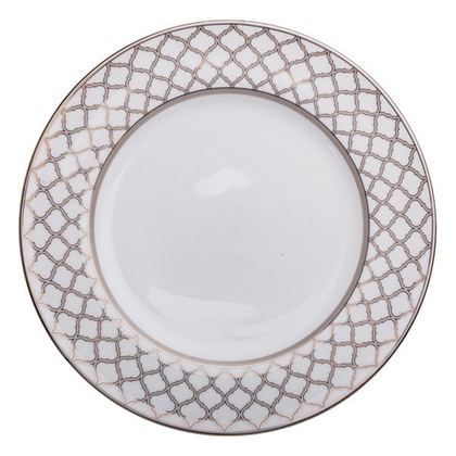 Тарелка обеденная 27см Noritake Царский дворец с платиновым кантом