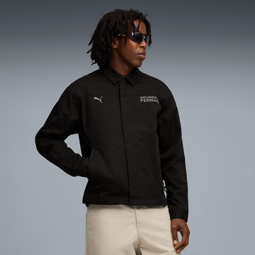 PUMA X SCUDERIA FERRARI МУЖСКАЯ КУРТКА HP LIFESTYLE, ЧЕРНЫЙ