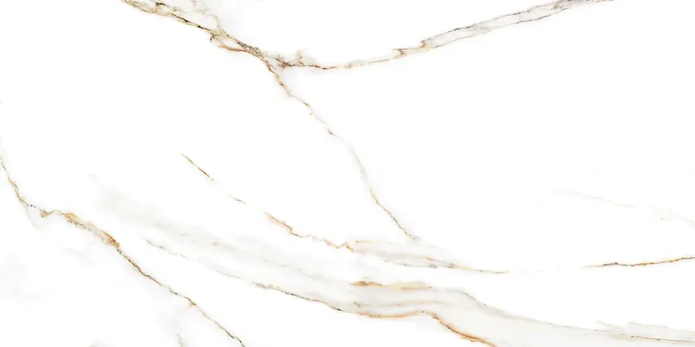 Керамогранит Alma Ceramica GFA114ECL04R Extra Calacatta 114x57 белый матовый под мрамор