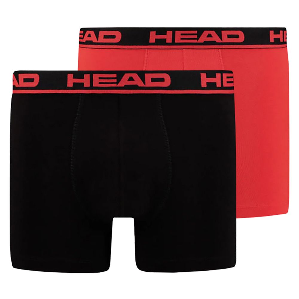Мужские спортивные боксеры Head Men's Boxer 2P - grey/red combo