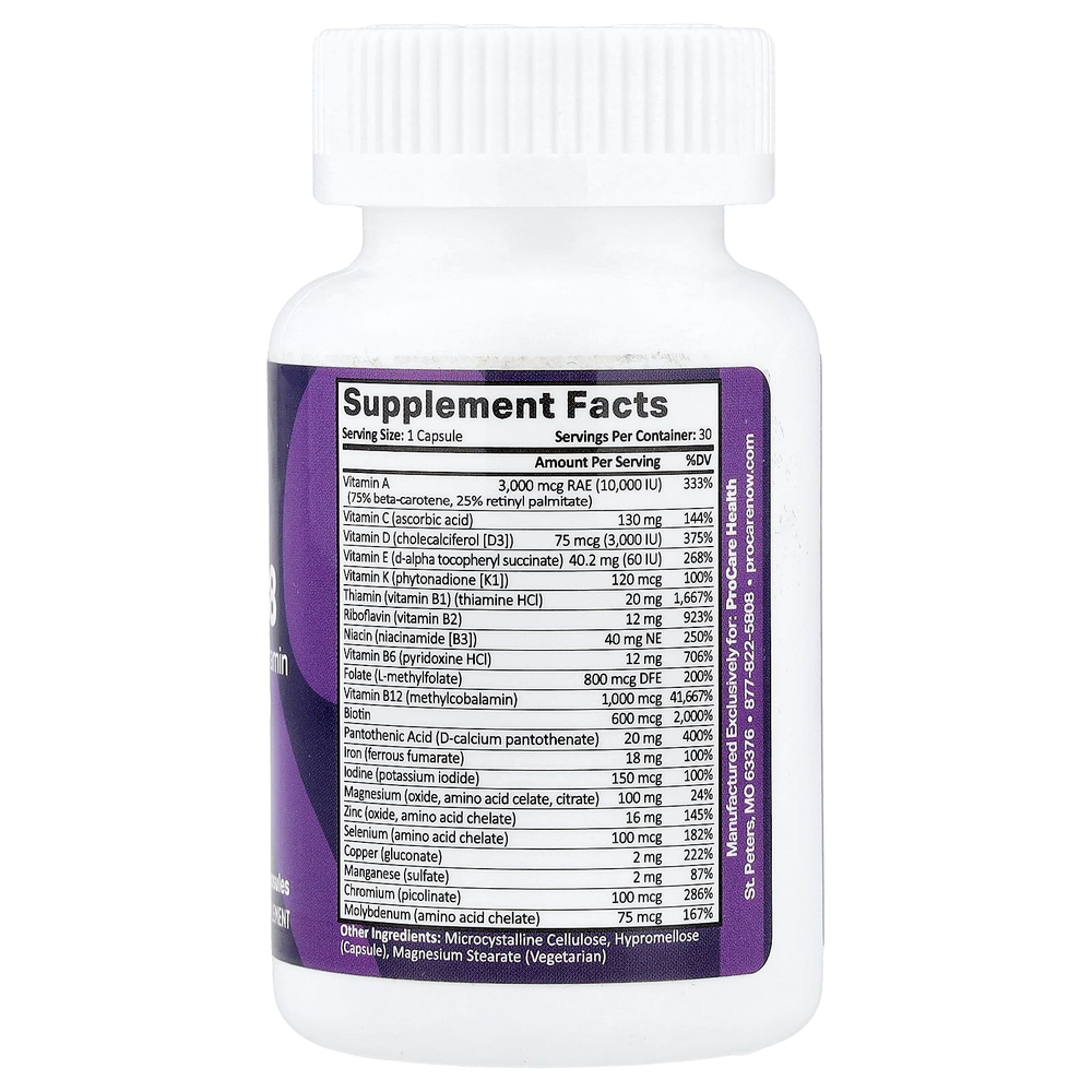 ProCare Health, Core-18, бариатрические мультивитамины, 30 капсул