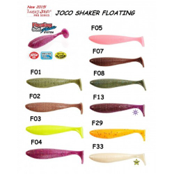 Виброхвост Lucky John JOCO SHAKER 4.5in (11,43 см), цвет F08, 3 шт.