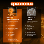 Неоновая светодиодная лента PJShop 4м, 8х16мм, 220В, IP 67, гибкий неон, синий, кратность реза 10 см