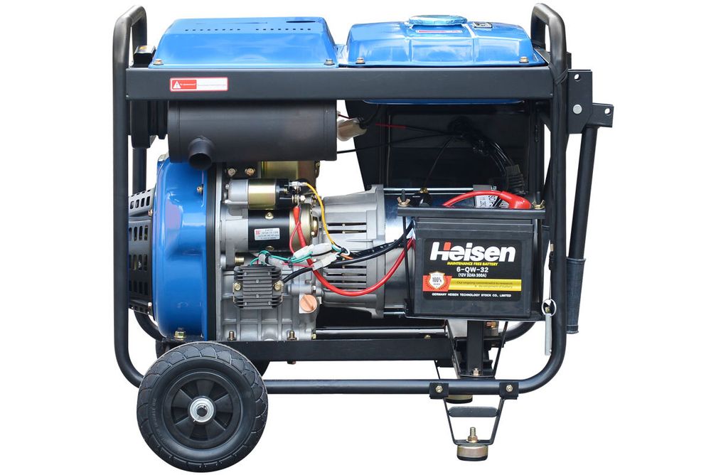 Дизель генератор трехфазный TSS SDG 7000EH3A - [6.5 кВт / 380V] с блоком АВР