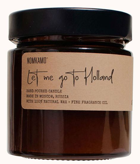 LET ME GO TO HOLLAND свеча в янтарной банке, Nomkamo