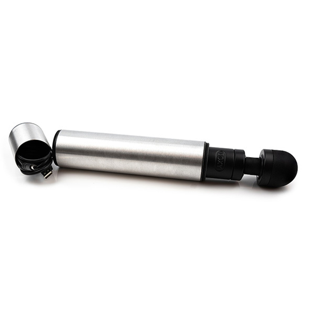 Матово-черный беспроводной вибратор-вонд 28см Doxy Die Cast 3R Massage Wand Matte Black