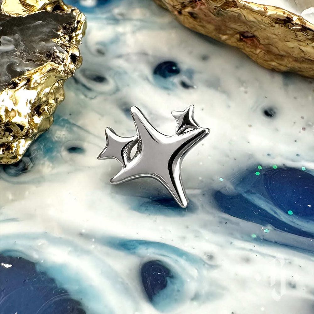Накрутка "Asterism" - Белое золото