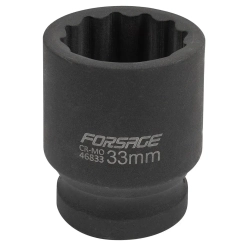 Головка ударная 3/4'', 33мм (12гр.) Forsage F-46833