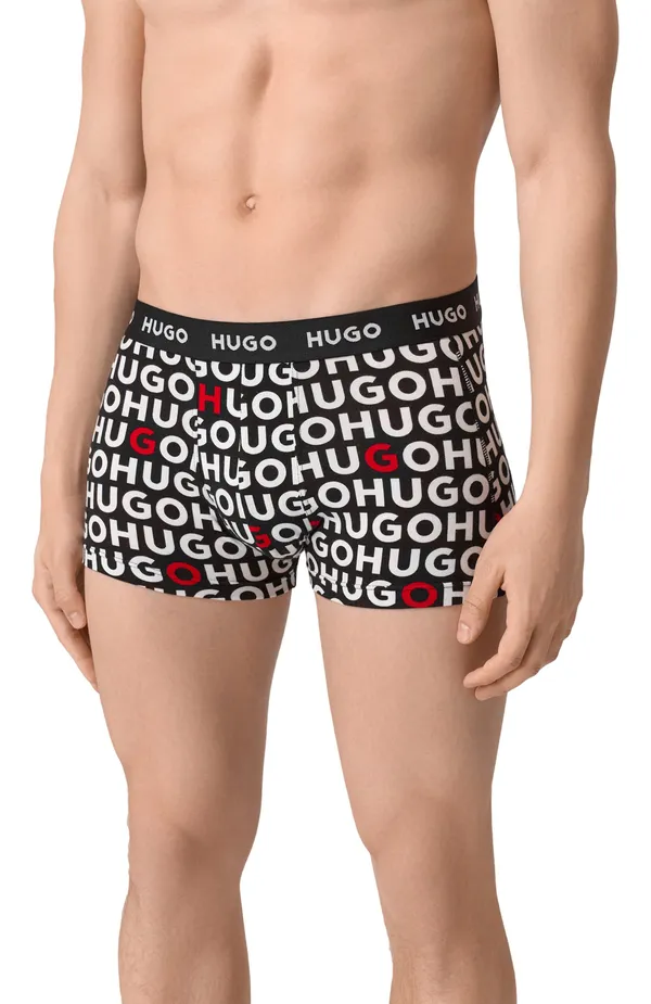 Трусы (набор 3 шт) мужские HUGO TRUNK TRIPLET DESIGN