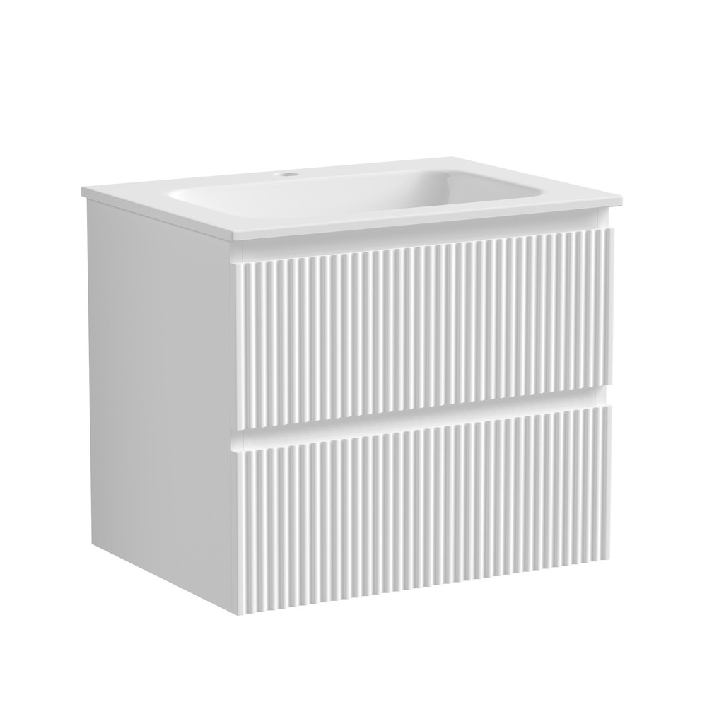 Тумба подвесная под раковину Sancos Snob R, Bianco 590х445х500, арт. SNR60W