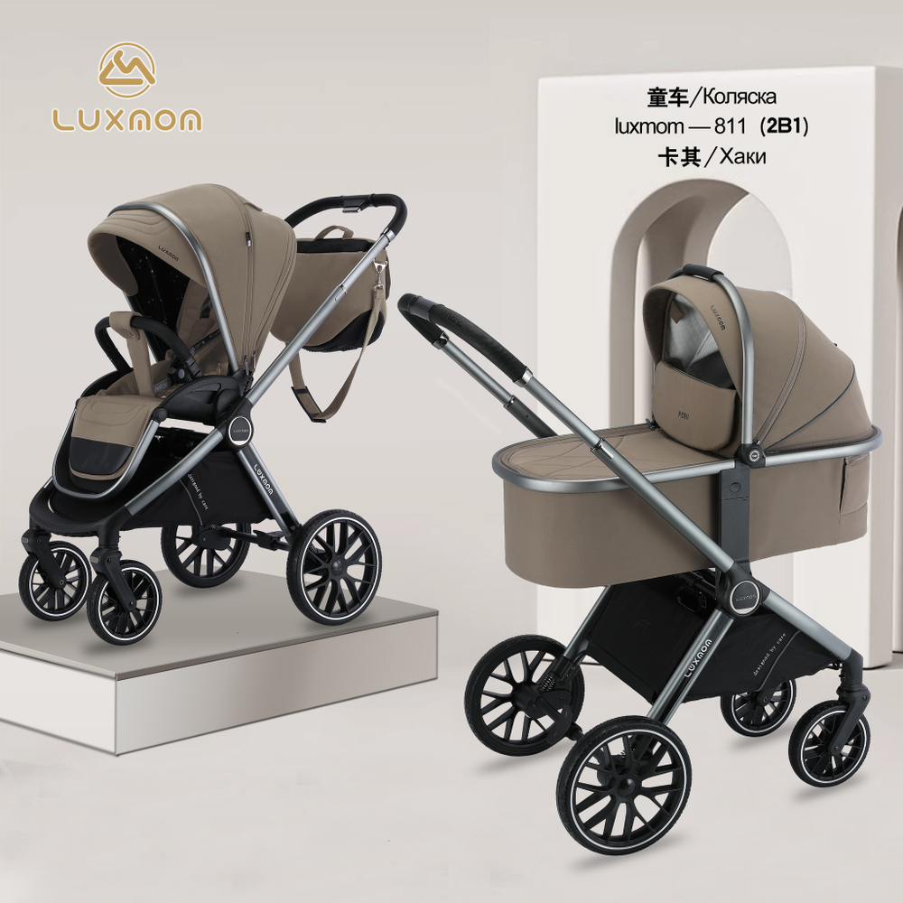 Коляска 2 в 1 Luxmom Pori 811
