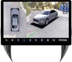 Магнитола для Toyota RAV4 2 2003-2005 - Teyes CC3-2K-360 монитор 13" 2K QLED на Android 10, Быстрая, CarPlay, 4G SIM-слот, 4 камеры в комплекте