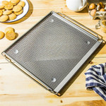 Противень перфорированный с раздвижными ручками Patisse Silver 38х35х2 см