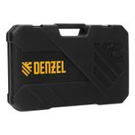Набор инструментов, 1/2", 1/4", CrV, S2, пластиковый кейс, 100 предметов Denzel