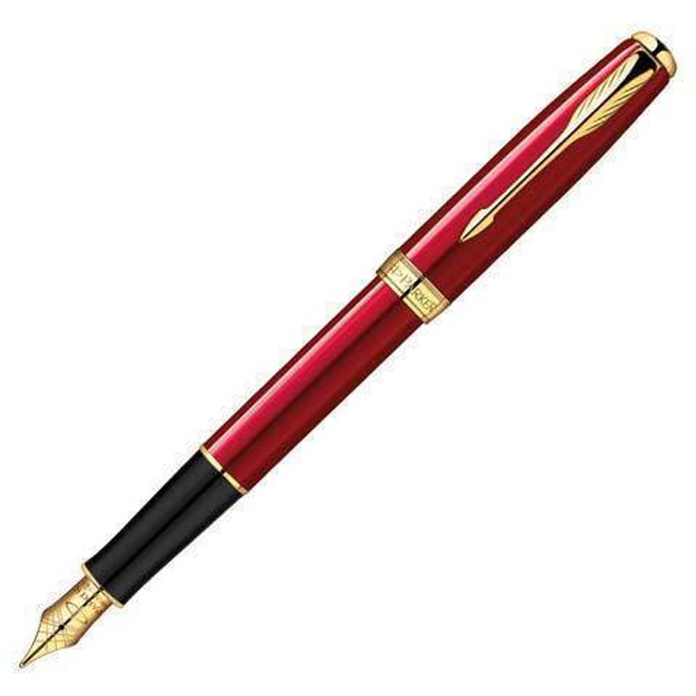 Перьевая ручка Parker Sonnet F539 ESSENTIAL LaqRed GT перо 18Ct F (1859476)