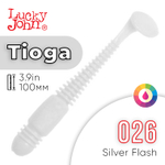Виброхвост съедобный Lucky John Tioga 3.9" (100мм), 5шт/уп