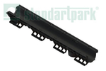 Лоток водоотводный пластиковый PolyMax Basic DN100 h120 стандартный борт
