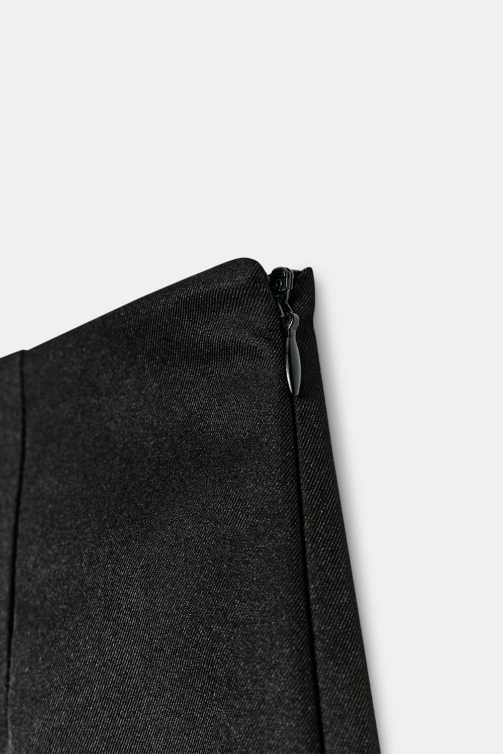 ZARA ШОРТЫ С ВЫСОКОЙ ПОСАДКОЙ, ЧЕРНЫЙ