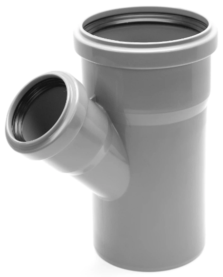 Тройник Ostendorf HTEA 90/50 мм. 45° канализационный (114220)