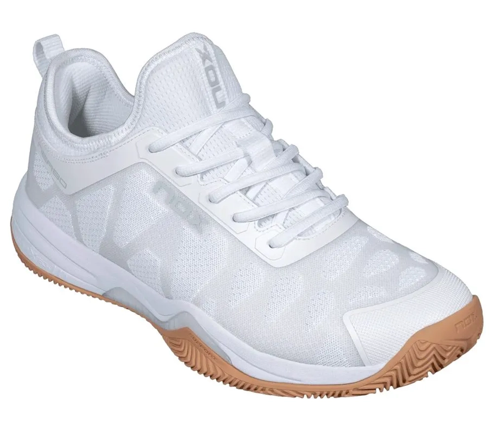 Мужские кроссовки для Padel NOX Nerbo - white/gum rubber