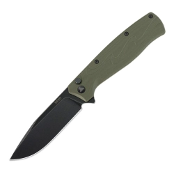 Нож складной SRM 221X-GP Blackwash (14C28N, OD Green G10)