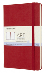 Блокнот для рисования Moleskine Art Sketchbook (ARTQP054F2) Medium 115x180мм 144стр. нелинованный мягкая обложка красный