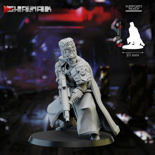 Astra Militarum Vostroyan Firstborn Востроянский гвардеец №13 миниатюра для dnd, днд, pathfinder, фентези, Настольная игра, НРИ, Варгейм, РПГ