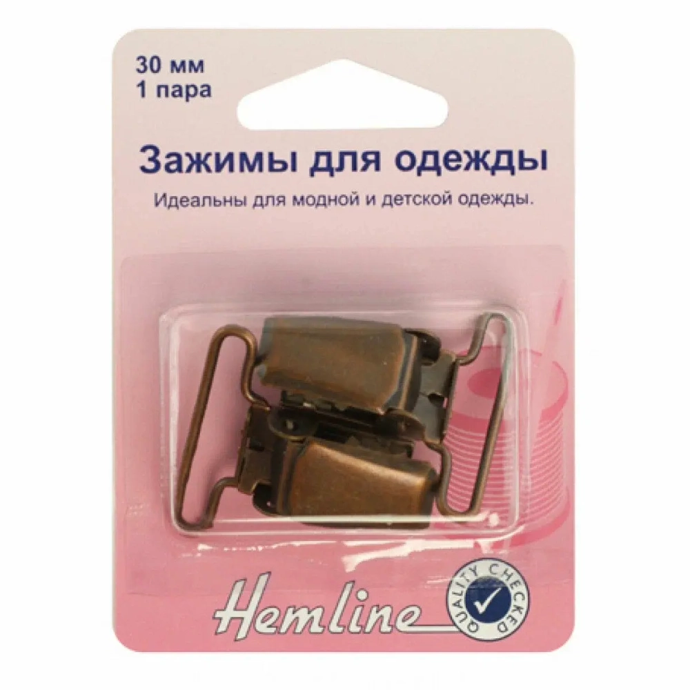 Застёжка для комбинезона 30мм 457.BR-Hemline