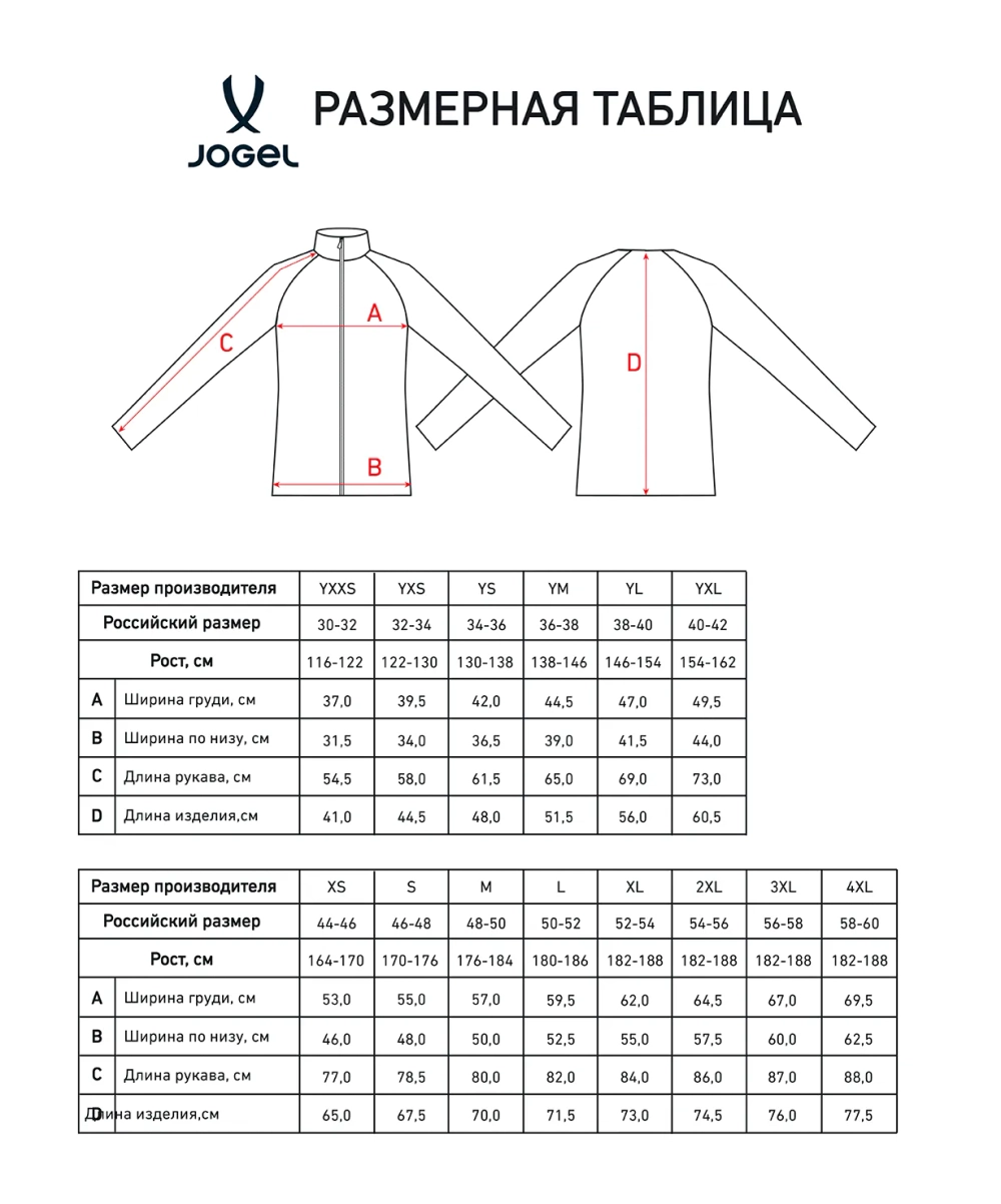 Куртка парадная Jögel PREMIER PerFormDRY Spartak Woven Jacket, красный