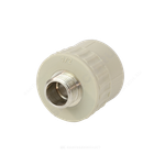 Муфта PP-R комбинированная серая Дн 20х3/4" НР VALFEX 10130120Г