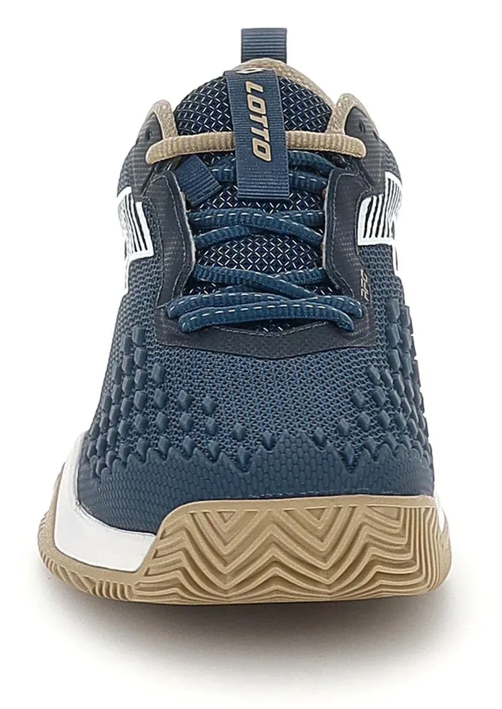 Теннисные кроссовки Lotto Raptor Hyperpulse 100 III Clay - indigo blue/all white/irish beige