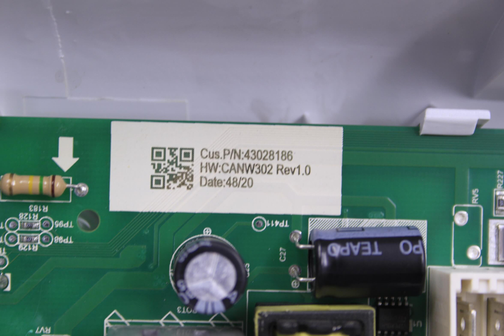 Модуль управления 43028925 стиральной машины Candy CO34 106TB1/2-07 (В сборе с пластиком)