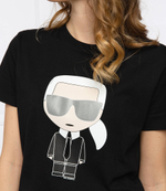 футболка ikonik karl Karl Lagerfeld - черный(210W1721)