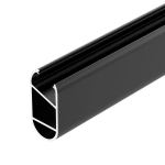 Профиль WARDROBE-1530-2000 ANOD BLACK (Arlight, Алюминий)