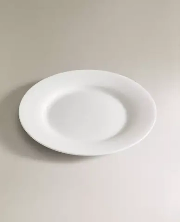 ZARA HOME ДЕСЕРТНАЯ ТАРЕЛКА, БЕЛЫЙ