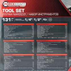 Набор инструментов 131пр. FORCEKRAFT LIGHT FK LIGHT-41312-5 DS