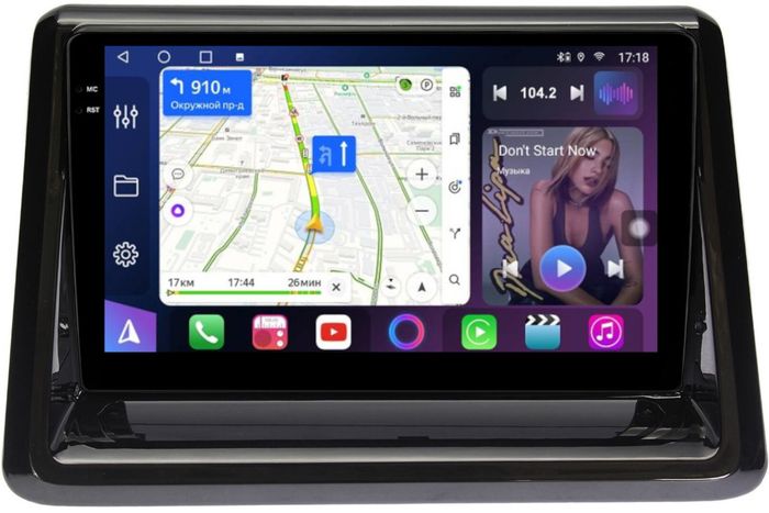Магнитола для Toyota Noah R80, Voxy, Esqire 2014-2021 - FarCar S400-TS18 монитор 9.5" QLED на Android 14, CarPlay, 4G SIM-слот