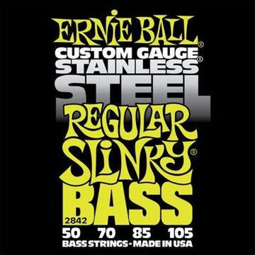 Струны для бас-гитары ERNIE BALL 2842 Stainless Steel Slinky Regular 50-105