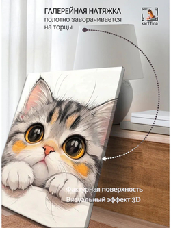 Картина "Грациозный павлин", на стену 50х70см 1шт.