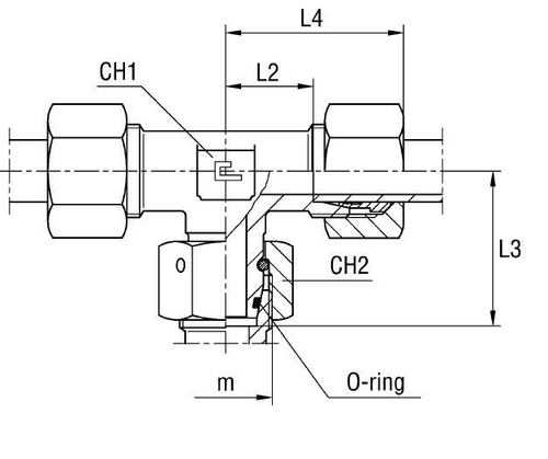 Соединение PNТ DL10 16х1.5 (в сборе)