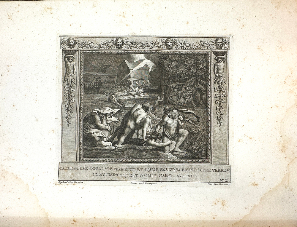 Библия Рафаэля Санти. Гравюры. 1790