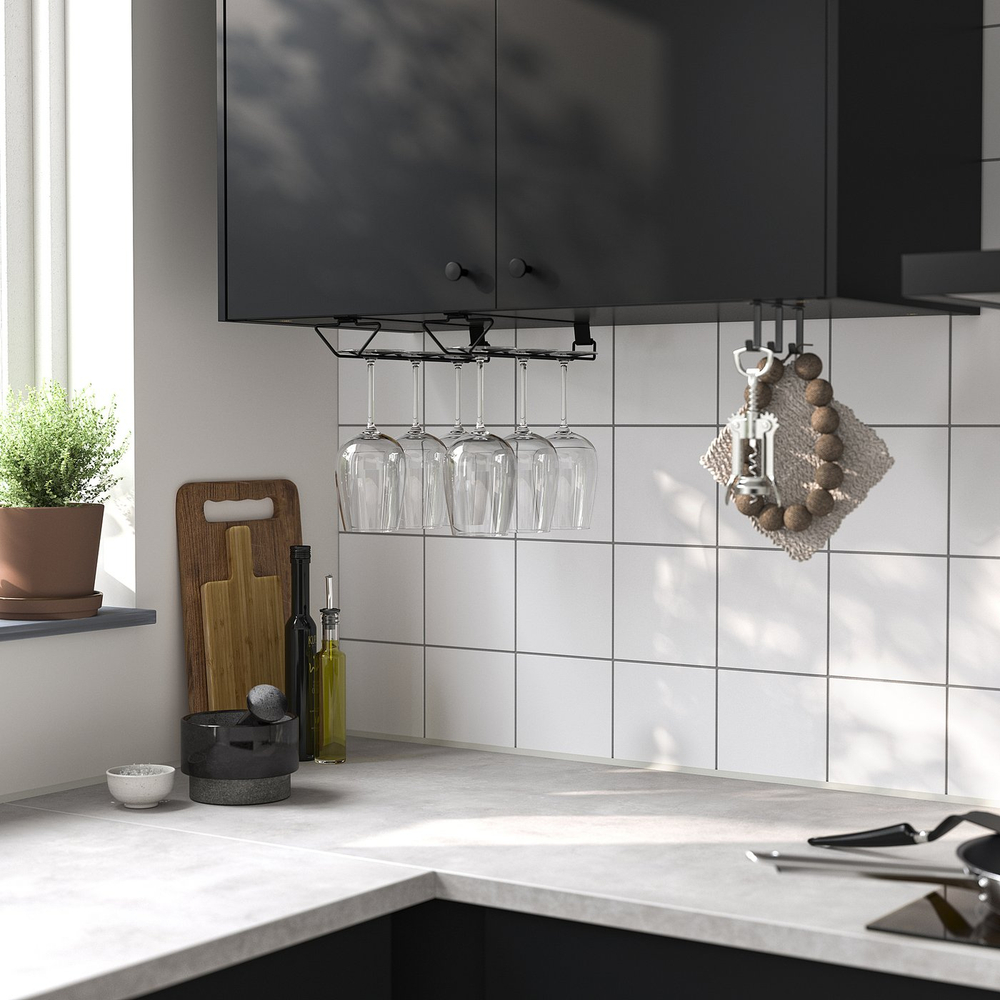 IKEA PÅLYCKE  (ИКЕА ПОЛИКЕ)  -  Держатель универсальный с зажимом - антрацит