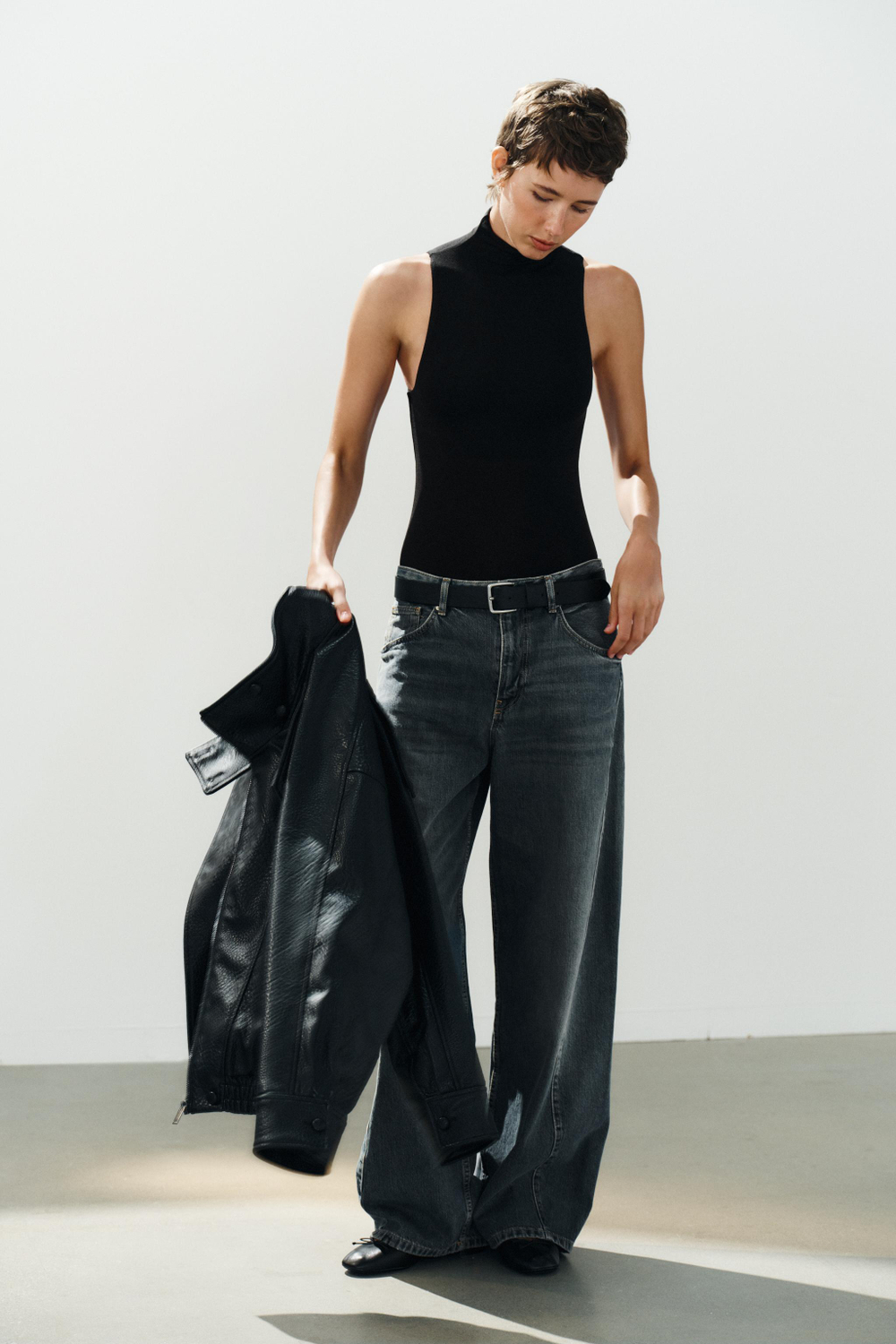 ZARA БОДИ SOFT, ЧЕРНЫЙ