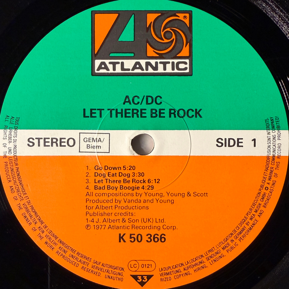 AC/DC ‎– Let There Be Rock (Германия)