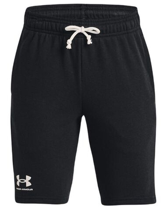 Шорты для мальчика теннисные Under Armour Boys' UA Rival Terry Shorts - черный
