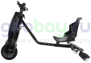 Электро Дрифт-карт IKINGI Drift Cart P2 250W (36V/4.4Ah) - Чёрная молния фото №5