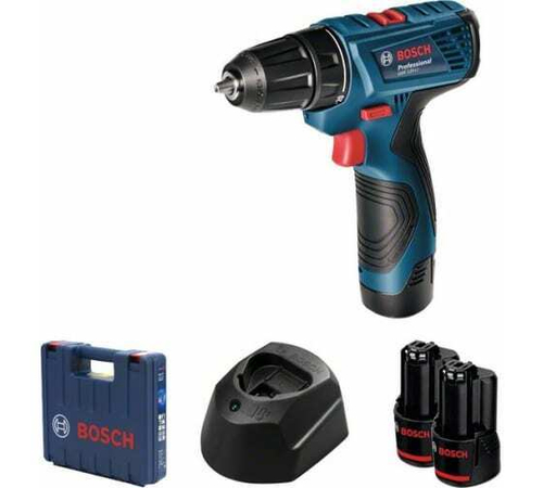 Ак. дрель-шуруповерт BOSCH GSR 120-LI 2x2,0 Ач